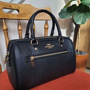 Coach Black Rowan Medium Missing Crossbody Strap